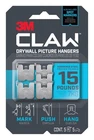 3M Claw 15 Lb. Drywall Picture Hanger With Spot Markers, Small, Silver New. Price: $9.67.