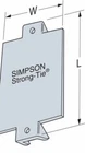 Simpson Strong-tie NS1 1-1/2" X 3" Nail Stop Plate (pack Of 10) New. Price: $16.99.