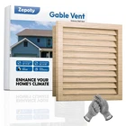 12" X Wood Gable Vent With Metal Screen Paintable Finish, Durable Rust-... New. Price: $43.34.