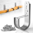 30 Pack Wall Mount J With Retainer Clip,galvanized Steel Hooks For Cable New. Price: $51.54.