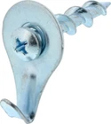 Hillman Chrome 122362 Self-drilling Wall Dogs With Picture Hanging Hook, Up To New. Price: $12.79.