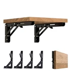 Vuaohiy Folding Shelf Brackets 16 - Duty Metal Wall Mounted New. Price: $44.78.