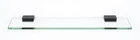 Alno A8455-18-MB Contemporary Ii Bath 18" Glass Shelf W/brackets Matte Black New. Price: $143.96.