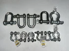 Campbell Industrial Grade Galvanized Anchor Shackle Safety Screw Pin Set Of 11 New. Price: $39.00.
