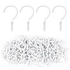 Relbro Screw Hooks, Inch Metal Cup White, 100 Pcs New. Price: $14.44.