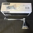 Delta Cassidy 79750-CZ Single Post Toilet Paper Holder Chrome Open. Price: $18.00.