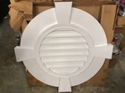 Fypon Polyurethane Round Louver 38"W X 38"H 3/8"P, 5 1/2" Trim RLV24-6TK Open. Price: $98.50.