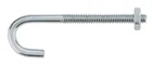 National Mfg. N232-918 3/16" 2-1/2" Inch Zinc Plated Steel J Bolt With Hex Nut New. Price: $20.99.