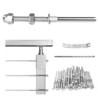 Muzata 60 Pack 1/8" Cable Railing Hardware Kit Hand Swage Threaded Stud Tensi... New. Price: $42.52.