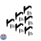 Qcaa Heavy Duty Handrail Stair Brackets Zinc Die Cast Matte Black 6 Pack Made New. Price: $41.02.