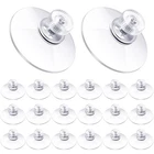20 Pcs 40MM Plastic Suction Cups W/ Screw Nut For Windows Bathrooms Glass Walls New. Price: $23.50.