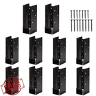 Gawicpy Concealed Joist Hangers 2"X6" With Screws 10 Pack New. Price: $69.99.