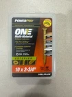 Hillman 116846 Steel Star Drive Flat Head Multi-material Screw #10 X 2-3/4 In. New. Price: $8.00.
