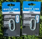 Lehigh 3/16" Chain Quick Link - 616 Lbs Safe Working Load (2 Pack) New. Price: $12.00.