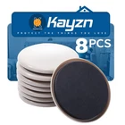 Kayzn Furniture Sliders For Carpet, 8 Pcs 5 Round Moving Pads, Heavy-d New. Price: $19.76.