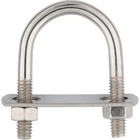 National Hardware N222448 2193BC #512 U Bolt Stainless Steel Finish Zinc Plated New. Price: $7.18.