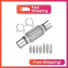 Mardatt 3PCS Exhaust Flex Pipe, Stainless Steel Double Braid New. Price: $23.55.