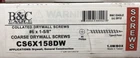 B & EAGLE-CS6X158DW 1-5/8 In. Collated Course Thread Drywall Screw New. Price: $9.95.