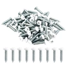 120PCS White Pan Head Screws #8 X 3/4", Self-tapping Phillips Sheet Metal New. Price: $13.08.