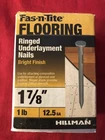 Hillman Fas Tite Flooring Ringed Underlayment Nails 1-7/8 Lb. 461382 New. Price: $17.99.