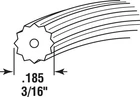 Prime-line P7947 Vinyl Gray Screen Retainer Spline 3/16 Dia. X 500 In. New. Price: $41.26.