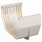 Slip Joint Gutter Connector, Contemporary, Vinyl, White, 5-IN. T0505 New. Price: $13.94.