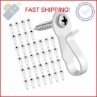 Higift 36 Pack Light Hanger Hooks, White Stainless Steel Screw For Hangi New. Price: $25.26.
