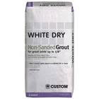 Custom Building Products WDG25 White Interior/exterior Non-sanded Grout Lbs. New. Price: $30.79.