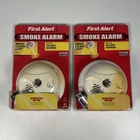 Lot 2 First Alert SA304 Ionization Smoke Alarm W/ Escape Light Battery Operated New. Price: $42.95.