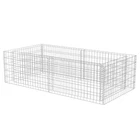 Vidaxl Gabion Basket, Galvanized-steel Wall/ Cage, 70.9"X35.4"X19.7" New. Price: $101.99.