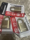 3SESAMEE K0436 Combination Padlock,bottom,brass New. Price: $28.99.