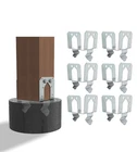 Vikofan 6X6 Post Base Anchor For Concrete (6-PIECE) 5.5X5.5 Inch, Silver New. Price: $78.88.