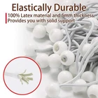 9 Inch 25 Piece Heavy Duty 5MM Ball Bungee Canopy Cord By White Color New. Price: $20.05.