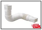 55 In. White Vinyl Downspout Extension , Amerimax Flexible Home New. Price: $11.70.