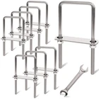 Pcs M10 Square Bolts Inch Wide, 3/8" X 3"W 7" Stainless Heav... New. Price: $62.01.