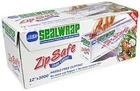 Zipsafe Plastic Wrap, 12" Wide By 3000' Length, Pvc, Clear New. Price: $84.77.