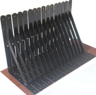 16 Pack L12 X 8" Black Heavy Duty Shelf Brackets With Screws Metal New. Price: $60.95.