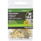 Hillman 42084 Brass Plated Steel Standard Picture Hangers 30 Lbs. (pack Of 5) New. Price: $38.40.