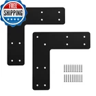 Xzwmy 10X10 Post Bracket 2PCS Flat Mending Plate For Wood 4X46X6 Lumber New. Price: $37.39.