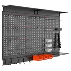 Walmann 113 Pcs Pegboard Wall Organizer Kit Hooks Bins Shelves New. Price: $206.88.