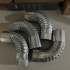 Lot Of 4 New 90 Galvanized Gutter Elbows, Inch Round RC63P3 Amerimax. Price: $19.99.