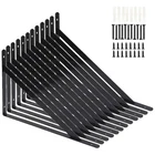 12 Pack L16 X 10" Heavy Duty Shelf With Screws Wall Brackets... New. Price: $57.81.