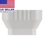 Vyh 3X4 To 2X3 Gutter Downspout, Adapter (white New. Price: $22.11.