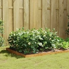 Vidaxl Garden Raised Bed 39.4"X39.4"X7.3" Corten Steel New. Price: $63.99.