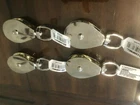 Campbell 2" Eye Swivel Single Pulley (WILL:55LB/25KG) T7655042N New. Price: $7.50.