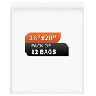 Heavy Duty Zipper Bags 16" X 20", Storage 12PCS, Double Thick 8 Mil La... New. Price: $24.69.