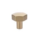 Emtek 86458US4 Mod Hex Cabinet Knob, 1-1/2", Satin Brass New. Price: $22.40.