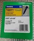 Hillman 3/16 In. 3-1/4 Hex Washer Tapper+ Concrete Screw Anchor 100 Ct. New. Price: $17.99.