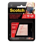Scotch Extreme Fasteners, 1" 3", Clear, 2/PACK New. Price: $9.99.