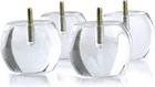 Jerever Acrylic Furniture Legs, Sofa Feet, Clear Risers Couch Cabinet Open. Price: $19.95.